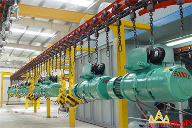 Chongqing Shanyan Crane Machinery Co., Ltd. manufacturer production line