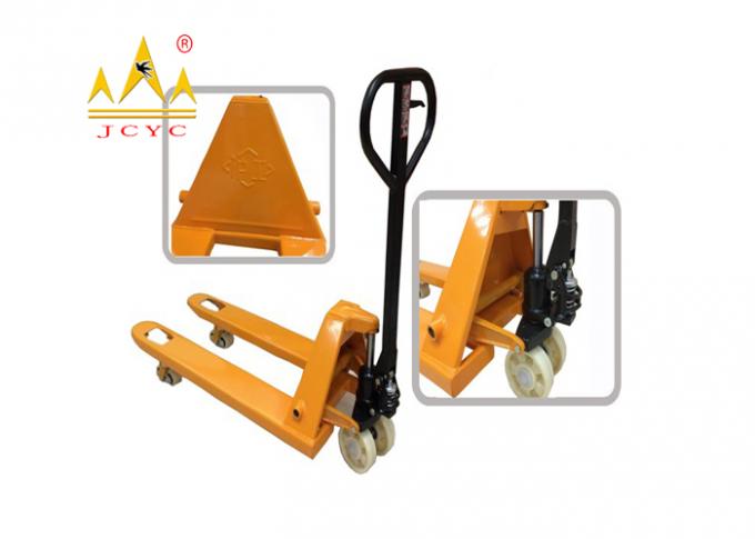 Kolor żółty 1000 kg do 3000 kg Pneumatyczny ręczny wózek paletowy Pneumatyczny ręczny wózek paletowy