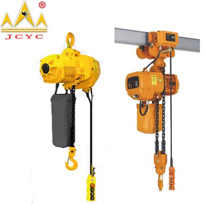 Single Phase 2 Ton Electric Chain Hoist With Trolley Wireless Remote Control