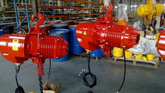1 Ton 2 Ton 3 Ton 5ton Electric Chain Hoist Hook Type One Fall Single Speed