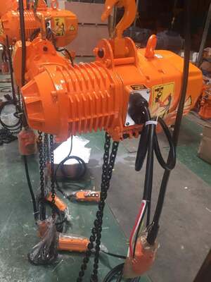 1 Ton 2 Ton 3 Ton 5ton Electric Chain Hoist Hook Type One Fall Single Speed
