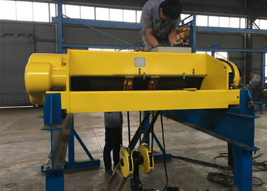 Single / Double Speed Electric Wire Rope Hoist Customized 1-5t Wire Rope Trolley
