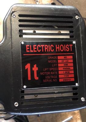 380V elektryczny dźwig z długością łańcucha 6m i 10m i zasilaczem 220V-690V